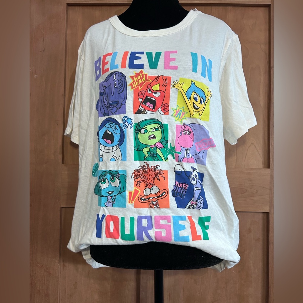 Inside Out Cream Graphic T-Shirt